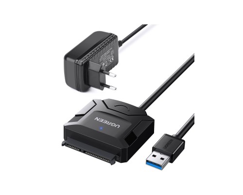 Перехідник USB 3.0 Type-А to SATA III (F) CR108 Ugreen (20611)