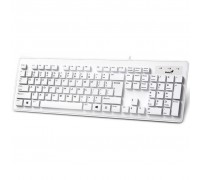 Клавіатура Genius SlimStar 130 White USB Ru (31300726104)