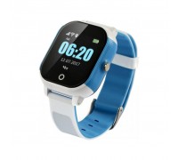 Смарт-часы GoGPS К23 blue/white Детские телефон-часы с GPS треккером (K23BLWH)