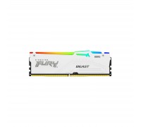 Модуль пам'яті для комп'ютера DDR5 16GB 6000 MHz Beast RGB EXPO White Kingston Fury (ex.HyperX) (KF560C36BWEA-16)