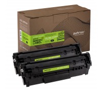 Картридж Patron HP LJ Q2612A/CANON 703 GREEN Label (DUAL PACK) (PN-12A/703DGL)