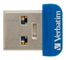 USB флеш накопичувач Verbatim 32GB Store 'n' Stay NANO Blue USB 3.0 (98710)