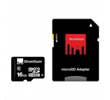 Карта пам'яті STRONTIUM Flash 16G microSDHC Class 10 (SR16GTFC10A)