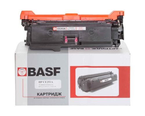 Картридж BASF для HP CLJ CM3530/CP3525 аналог CE253A Magenta (KT-CE253A)