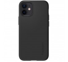 Чохол до моб. телефона Spigen iPhone 12 mini Case Thin Fit, Black (ACS01739)