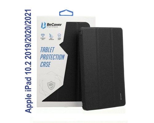 Чохол до планшета BeCover Tri Fold Soft TPU mount Apple Pencil Apple iPad 10.2 2019/2020/2021 Black (706742)