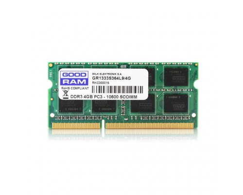 Модуль пам'яті для ноутбука SoDIMM DDR3L 2GB 1600 MHz GOODRAM (GR1600S3V64L11/2G)