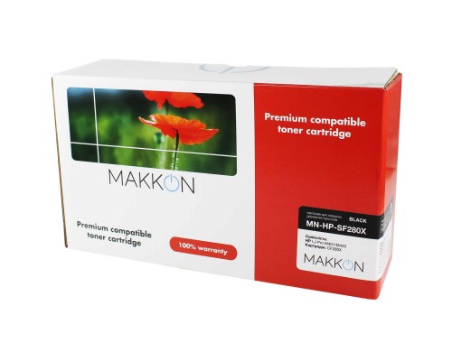 Картридж Makkon HP LJ CF280X 6.8k Black (MN-HP-SF280X)