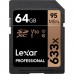 Карта пам'яті Lexar 64GB SDXC class 10 UHS-I U3 V30 633x Professional (LSD64GCB633)