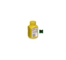 Тонер HP CLJ Pro 300/400/M475 100г Yellow +chip AHK (1505165)