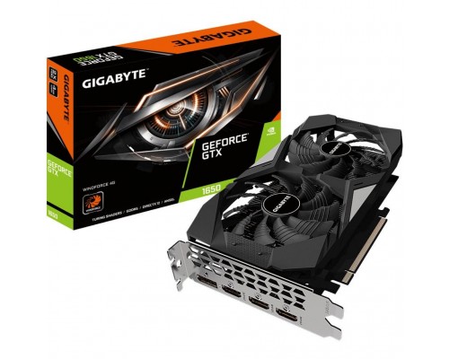 Відеокарта GIGABYTE GeForce GTX1650 4096Mb WINDFORCE (GV-N1650WF2-4GD)