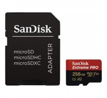 Карта пам'яті SANDISK 256GB microSDXC class 10 V30 UHS-I U3 Extreme Pro (SDSQXCZ-256G-GN6MA)