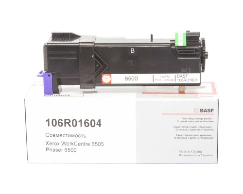 Тонер-картридж BASF Xerox Ph 6500/WC6505 Black 106R01604 (KT-106R01604)