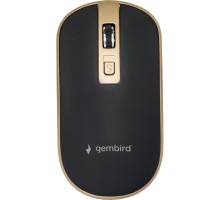 Мишка Gembird MUSW-4B-06-BG Wireless Black-Gold (MUSW-4B-06-BG)