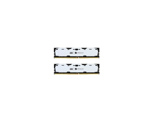 Модуль пам'яті для комп'ютера DDR4 8GB (2x4GB) 2400 MHz Iridium White GOODRAM (IR-W2400D464L15S/8GDC)