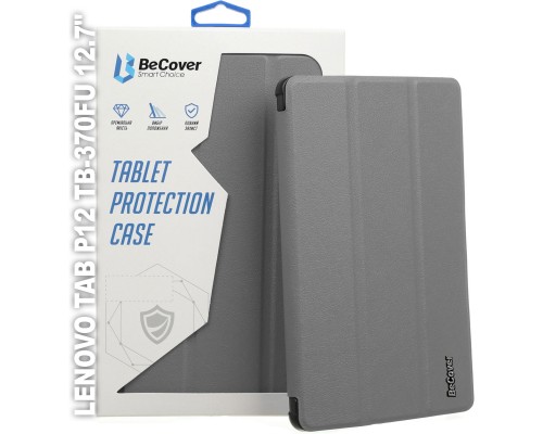 Чохол до планшета BeCover Smart Case Lenovo Tab P12 TB-370FU 12.7" Gray (710059)