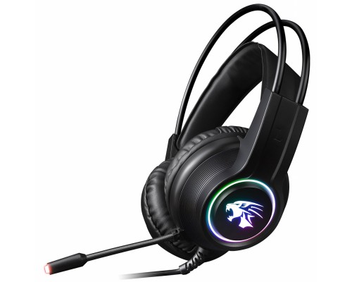 Навушники Varr VH8030 Headset USB 2 х 3.5 mic RGB Black (VH8030)