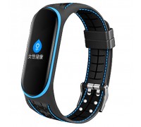 Ремінець до фітнес браслета BeCover Lattice Style для Xiaomi Mi Smart Band 5 Blue (705159)