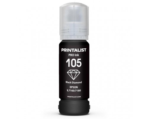 Чорнило Printalist Epson L7160/7180 70г Black Pigment (PL105BP)