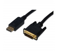 Кабель мультимедійний Display Port to DVI 24+1pin, 2.0m Assmann (AK-340306-020-S)