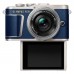 Цифровий фотоапарат Olympus E-PL9 14-42 mm Pancake Zoom Kit blue/silver (V205092UE000)