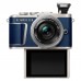 Цифровий фотоапарат Olympus E-PL9 14-42 mm Pancake Zoom Kit blue/silver (V205092UE000)