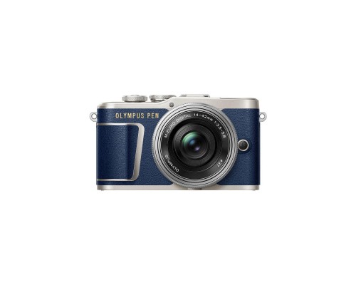 Цифровий фотоапарат Olympus E-PL9 14-42 mm Pancake Zoom Kit blue/silver (V205092UE000)