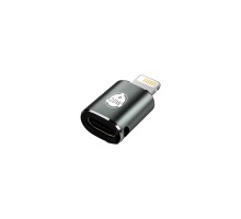 Перехідник AC-015m USB Type-C-Lightning 20W Black XoKo (XK-AC-015m)