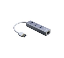 Концентратор USB3.0 to RJ45 LAN 10/100/1000Mbps Argus (IT-310-S)