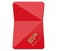 USB флеш накопичувач Silicon Power 64Gb Jewel J08 Red USB 3.0 (SP064GBUF3J08V1R)