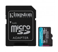 Карта пам'яті Kingston 128GB microSDXC class 10 UHS-I U3 A2 Canvas Go Plus (SDCG3/128GB)