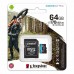 Карта памяти Kingston 64GB microSDXC class 10 UHS-I U3 A2 Canvas Go Plus (SDCG3/64GB)