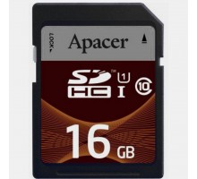 Карта памяти Apacer 16GB SDHC UHS-I Class10 RP (AP16GSDHC10U1-R)
