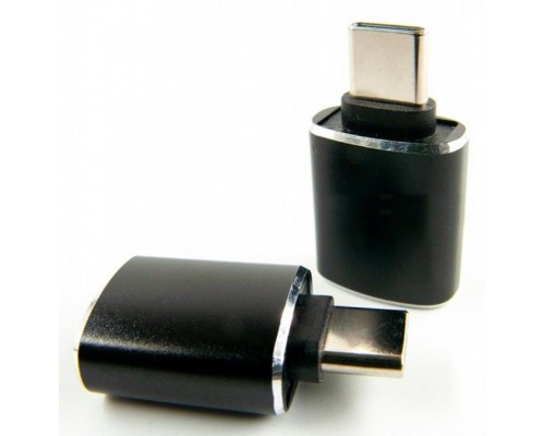 Перехідник OTG USB - Type-C grey Dengos (ADP-018)