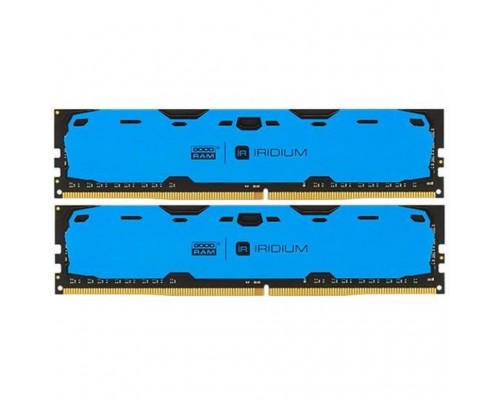 Модуль памяти для компьютера DDR4 16GB (2x8GB) 2400 MHz Iridium Blue GOODRAM (IR-B2400D464L15S/16GDC)