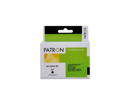 Картридж Patron Canon PGI-1400BK XL (9185B001) 1200 арк (PN-1400XL-BK)