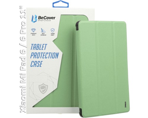 Чохол до планшета BeCover Tri Fold Soft TPU Silicone Xiaomi Mi Pad 6 / 6 Pro 11" Green (709671)