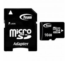 Карта пам'яті Team 16Gb microSDHC class 10 (TUSDH16GCL1003 / TG016G0MC28A)