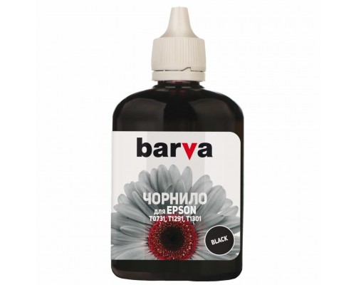 Чорнило Barva Epson T1301/T1291/T1281/T1031/T0731 Black 90 г pigm. (E130-527)