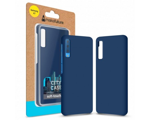 Чохол до мобільного телефона MakeFuture City Case (PC) Samsung A7 2018 (A750) Blue (MCC-SA750BL)
