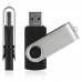 USB флеш накопичувач eXceleram 8GB P1 Series Silver/Black USB 2.0 (EXP1U2SIB08)