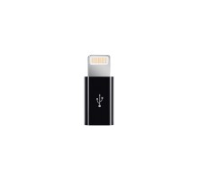 Перехідник Micro USB to Lightning black XoKo (XK-AC030-BK)