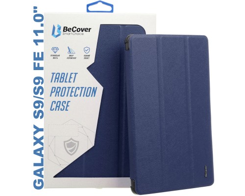 Чохол до планшета BeCover Soft Edge stylus holder Samsung Tab S9 (SM-X710/SM-X716)/S9 FE (SM-X510/SM-X516B) 11.0" Deep Blu (710439)