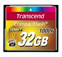 Карта пам'яті Transcend 32Gb Compact Flash 1000x (TS32GCF1000)
