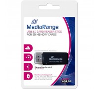 Считыватель флеш-карт MediaRange USB 3.0 black (MRCS507)