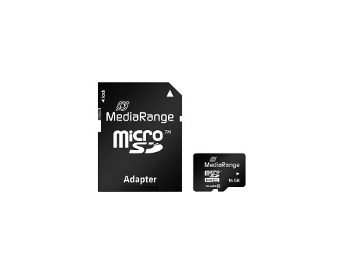 Карта пам'яті Mediarange 16GB microSD class 10 (MR958)