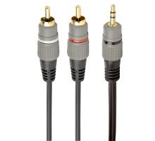 Кабель мультимедійний Jack 3.5mm to 2хRCA 2.5m Cablexpert (CCA-352-2.5M)