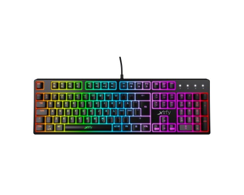 Клавіатура Xtrfy K4 RGB Kailh Red Ukr-Ru Black (XG-K4-RGB-R-UKR)