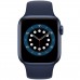 Смарт-годинник Apple Watch Series 6 GPS, 44mm Blue Aluminium Case with Deep Navy (M00J3UL/A)