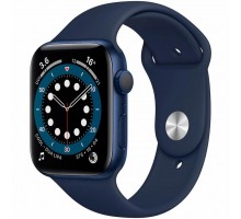 Смарт-часы Apple Watch Series 6 GPS, 44mm Blue Aluminium Case with Deep Navy (M00J3UL/A)
